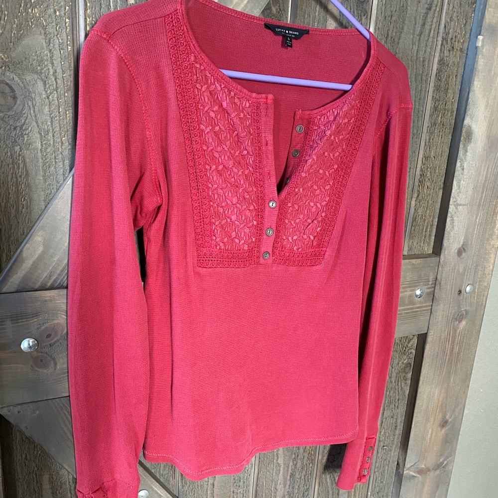 Lucky Brand long sleeve top.